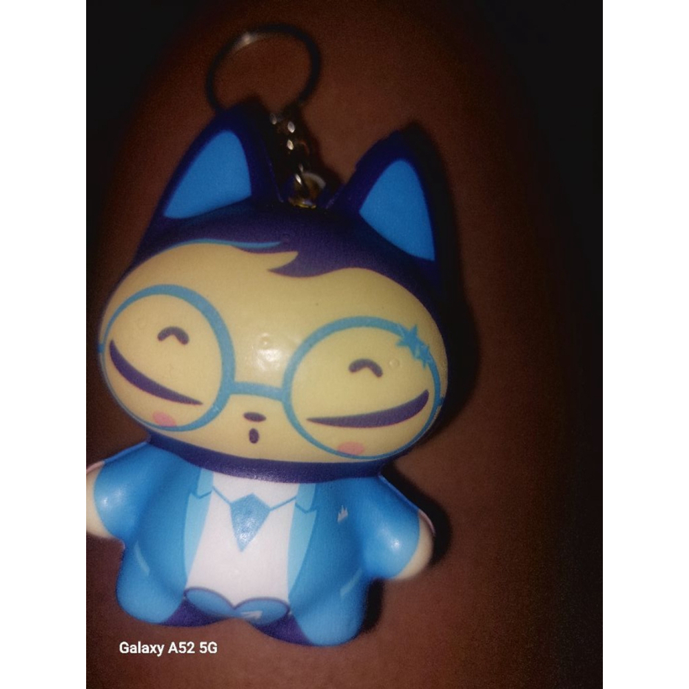 ZHUAIMAO, Cat Character squishy Keycharm, Bag Charm